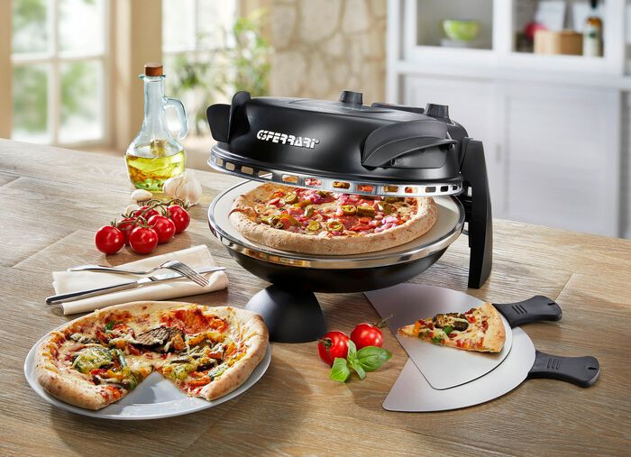 &bdquo;G3Ferrari&rdquo; Delizia - Pizzaofen mit feuerfester Naturstein 