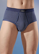 Viererpack Slips, allover dessiniert 