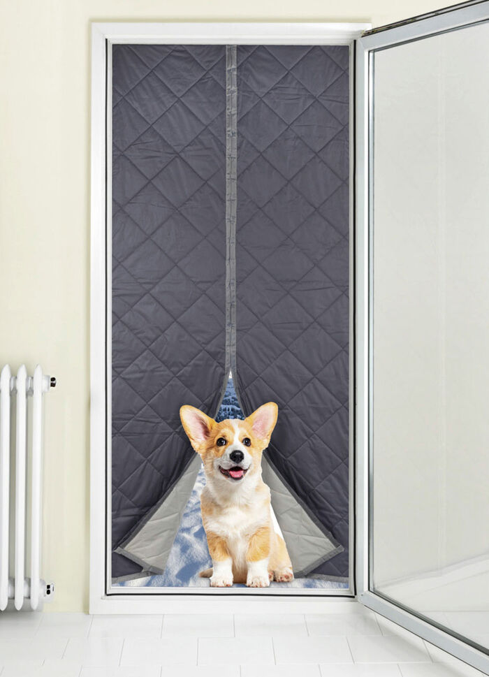 Ganzjahres-Magnetvorhang 2-in-1mit Kälte- und Hitzeschutz 