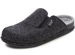 Klassische Herren-Hausschuhe, mit anatomisch geformtem Fußbett ANTHRAZIT