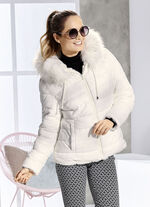 Wendejacke mit fester Kapuze 