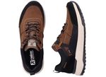 Rieker Sneaker mit Schn&uuml;rung BRAUN-SCHWARZ