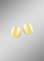 Satinierte Ohrstecker aus Gold 