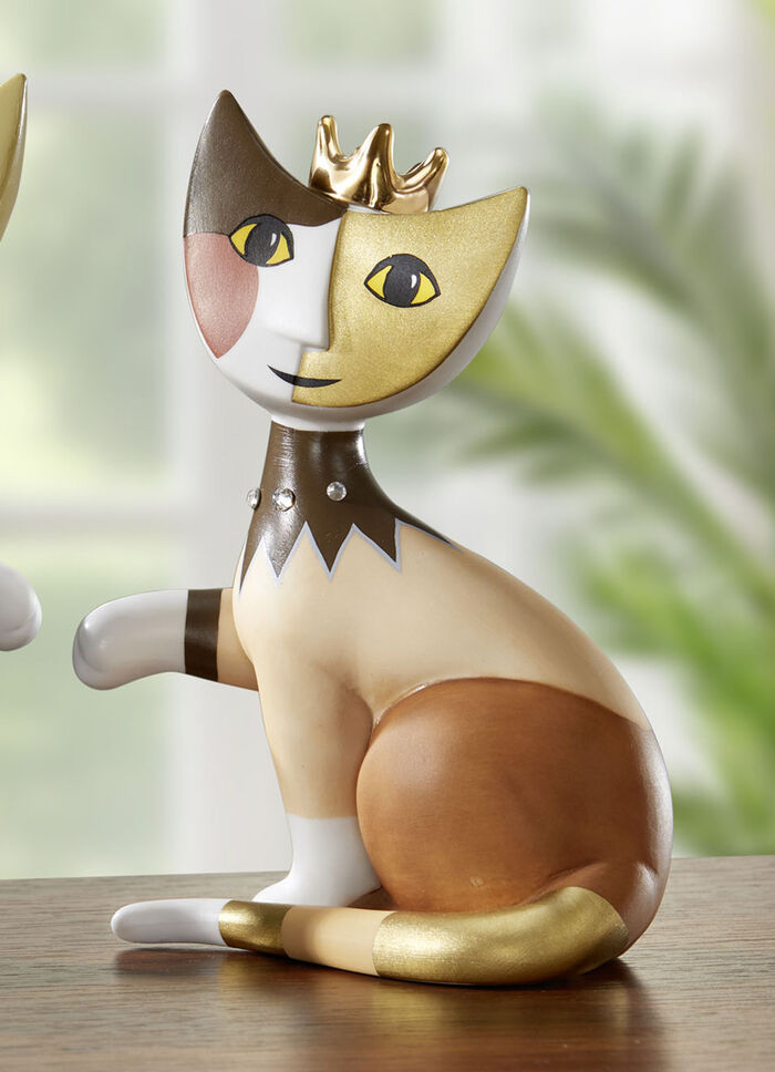 Katze mit Krone von Rosina Wachtmeister BUNT
