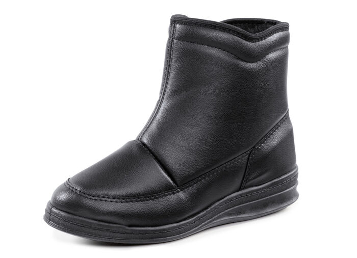 Stiefelette mit Warmfutter SCHWARZ