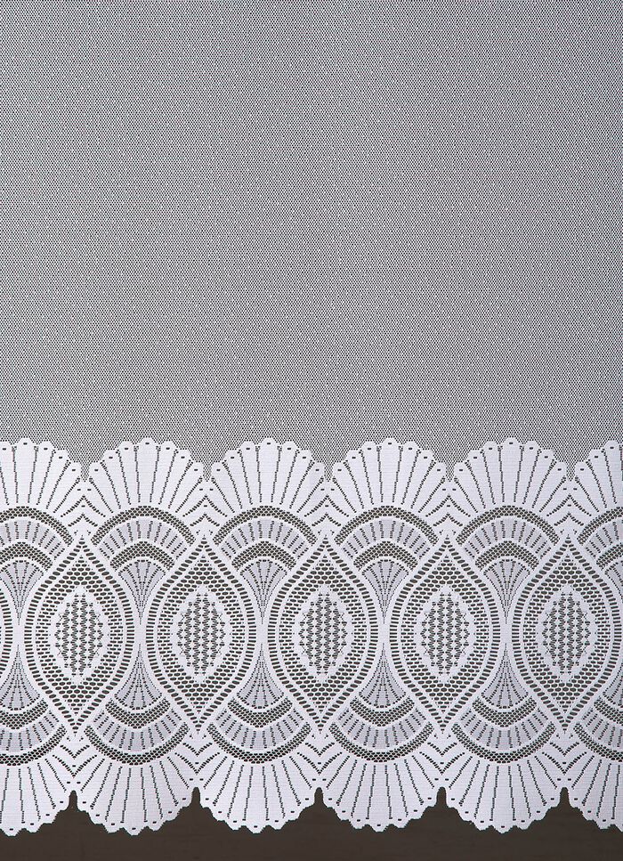 Blumenfenster-Store mit Universalschienenband 