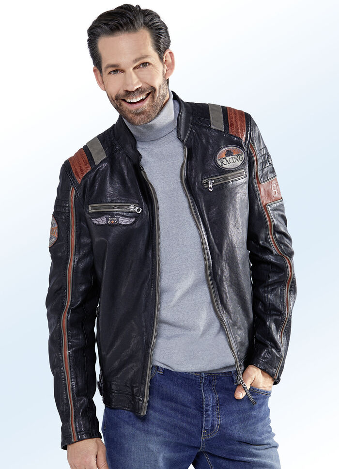 Lederkurzjacke von "Gipsy" 