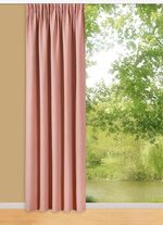 Halbtransparente &Uuml;bergardine mit Kombiband 