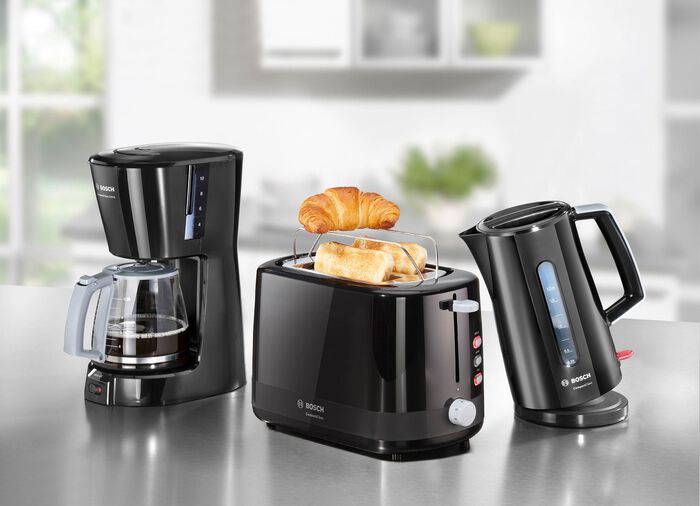 Bosch Fr&uuml;hst&uuml;cksserie im kompakten Design SCHWARZ