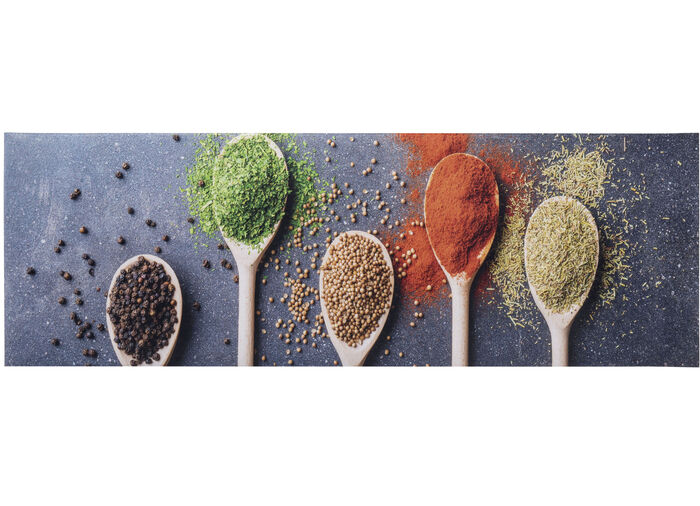 Küchenläufer Gewürze,strapazierfähig BUNT