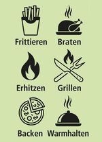 Digitale Hei&szlig;luft-Fritteuse 