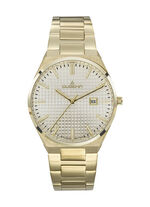 Dugena-Quartz-Herrenuhr mit Edelstahlbandgehäuse 