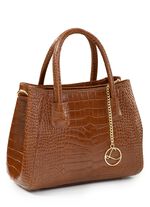 Laurina, Tasche, Damen, mit abnehmbarem, verstellbarem Umh&auml;ngeriemen COGNAC