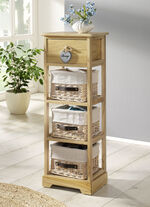 Kommode aus Massivholz mit eingearbeiteten Gebrauchsspuren NATUR