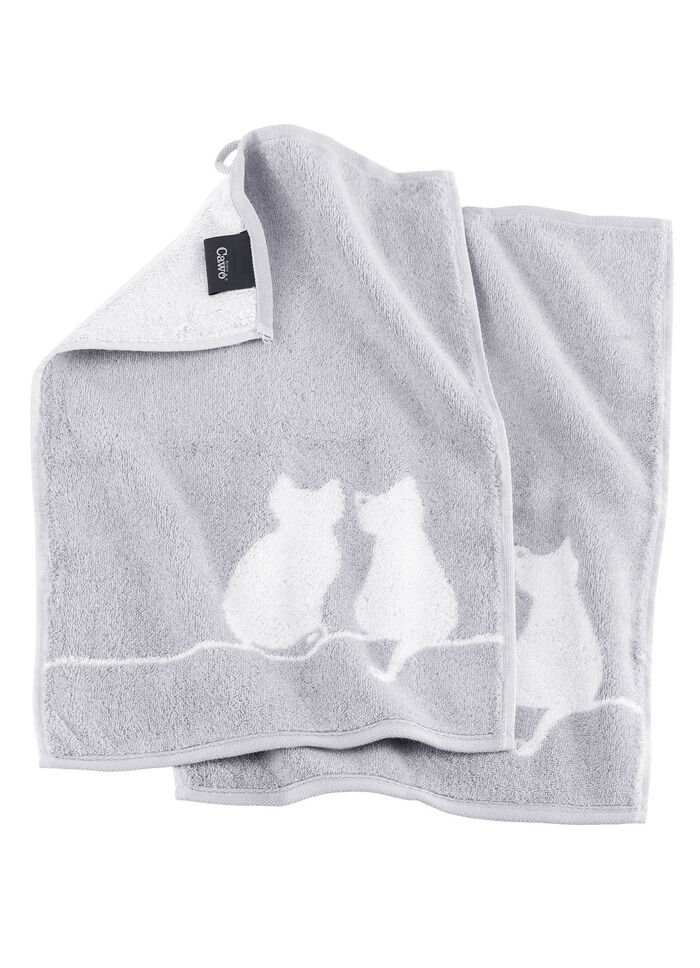 Frottier-Serie von Cawö SILBER