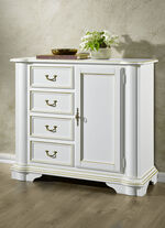 Kommodenserie aus teilmassivem Holz 