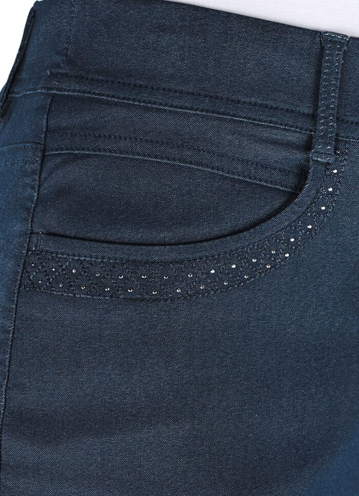 Hose in Denim-Optik 