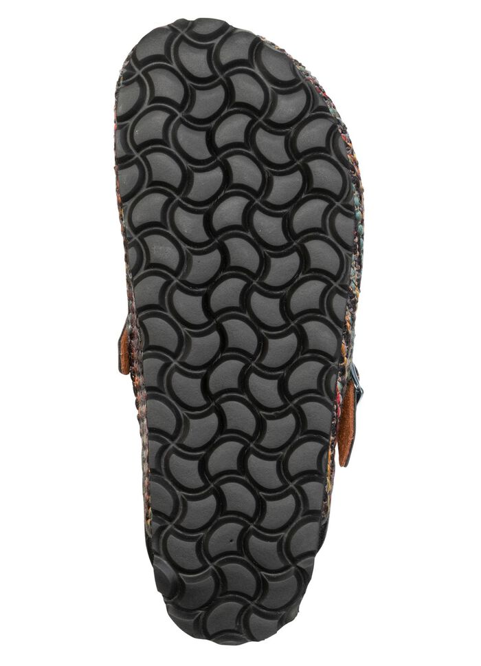 ELENA EDEN, klassische Damen-Clogs, Weite H, mit verstellbarer Spange 