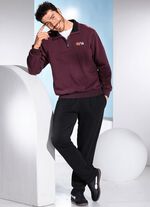 Freizeitset mit kurzem Reißverschluss BORDEAUX-SCHWARZ