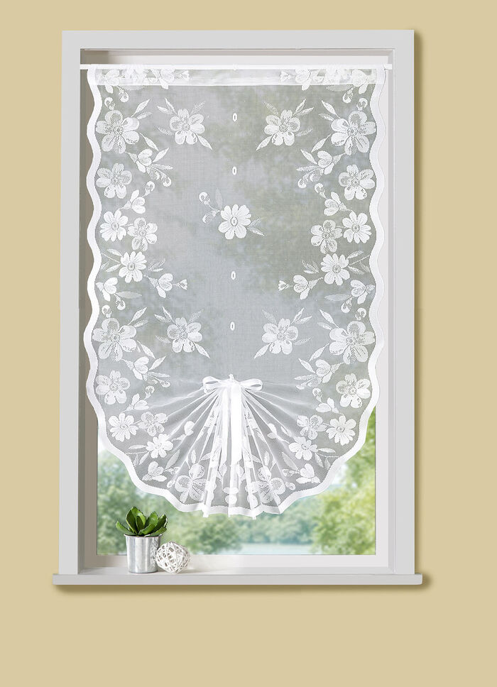 Schwalbenschwanz Blumenranke mit Stangendurchzug 