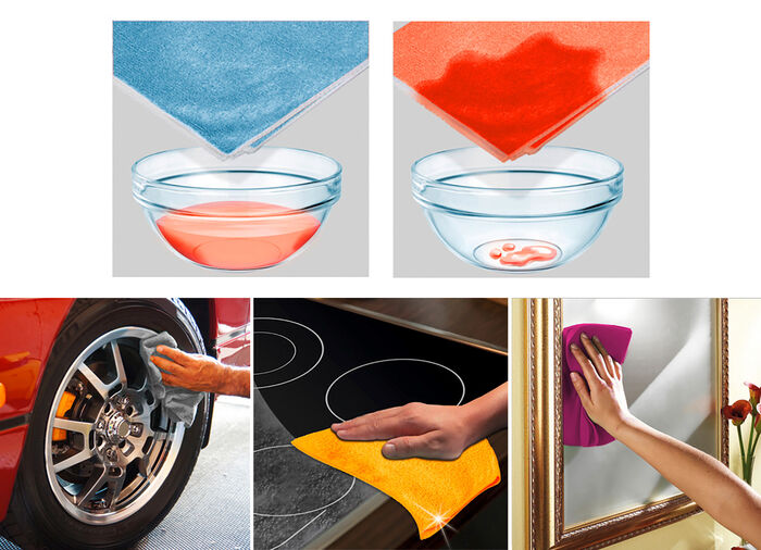 Mikrofaser-Reinigungstücher, 20-teilig 