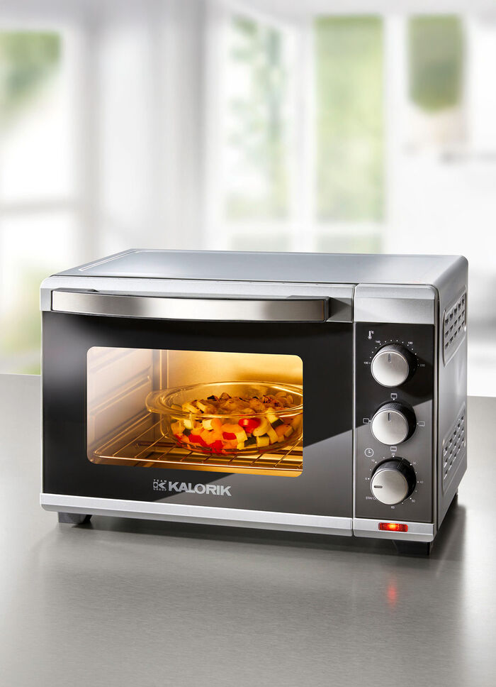 Multi- und Pizzabackofen &ndash; kompakt, praktisch, gut SILBER