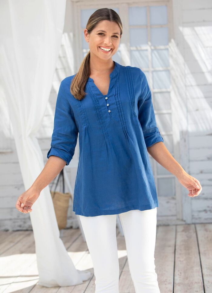 Tunika mit Schmuckkn&ouml;pfen 