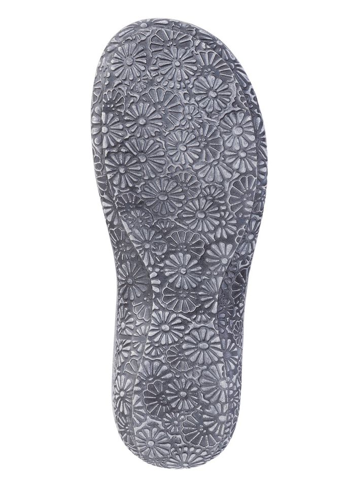 ELENA EDEN, sommerliche Damen-Slipper, Weite G, mit Klettspange JEANS
