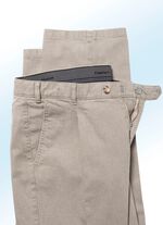 Unterbauch-Jeans mit Bundfalten in 3 Farben HELLOLIV