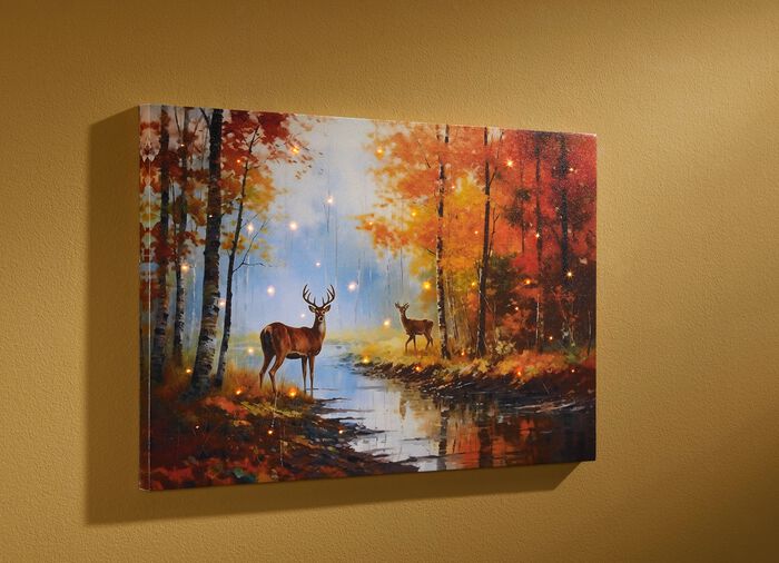 LED-Bild mit Fernbedienung 