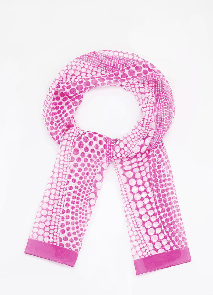 Schal mit Punktedessin 