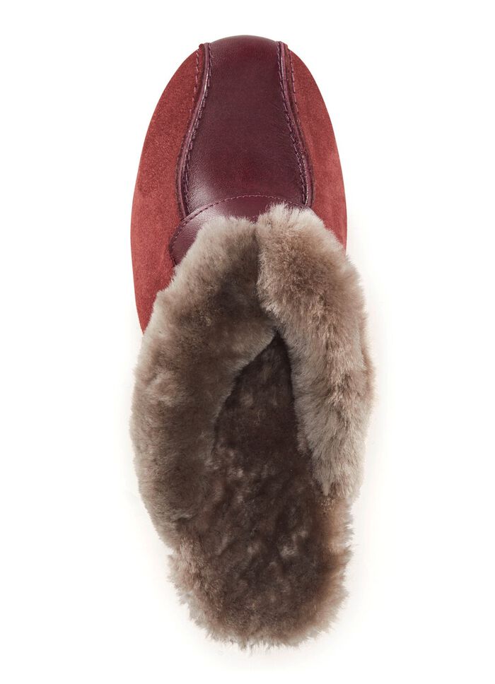 ELENA EDEN Pantoffel mit echtem Lammfellfutter 