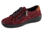 ELENA EDEN, bequeme Damen-Schn&uuml;rschuhe, Weite G, mit herausnehmbarem Fu&szlig;bett BORDEAUX