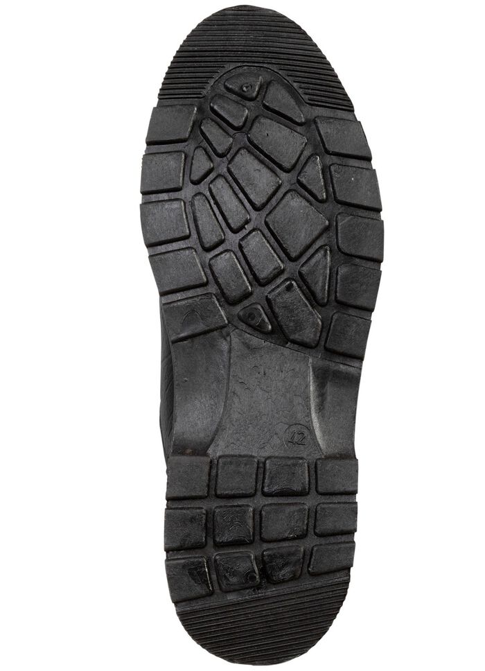 Stiefelette mit Knitter-Struktur 