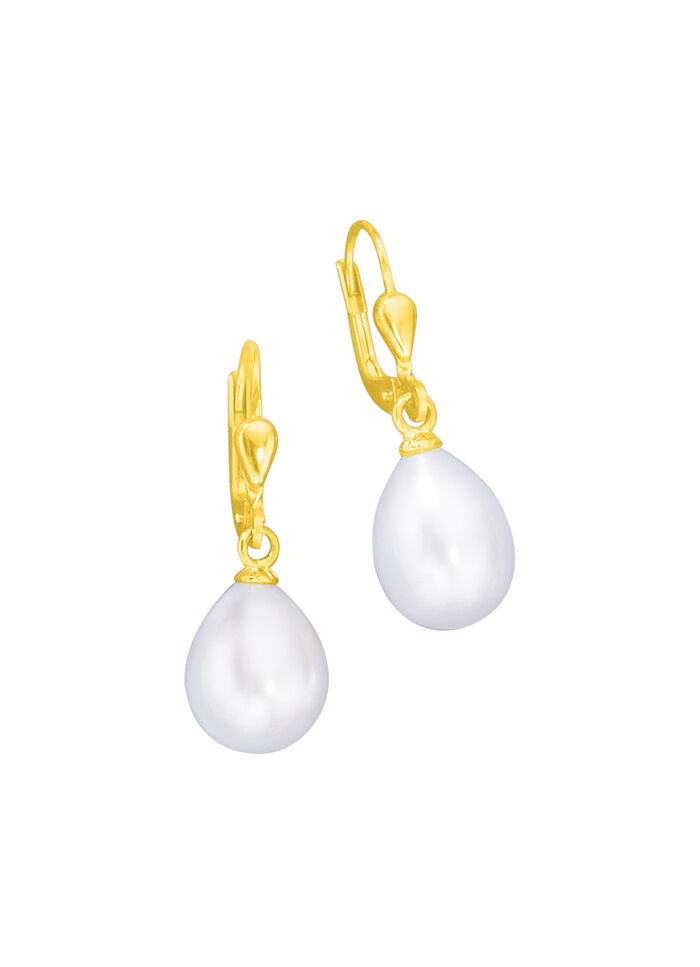 Ohrringe mit Süßwasser-Zuchtperlen 