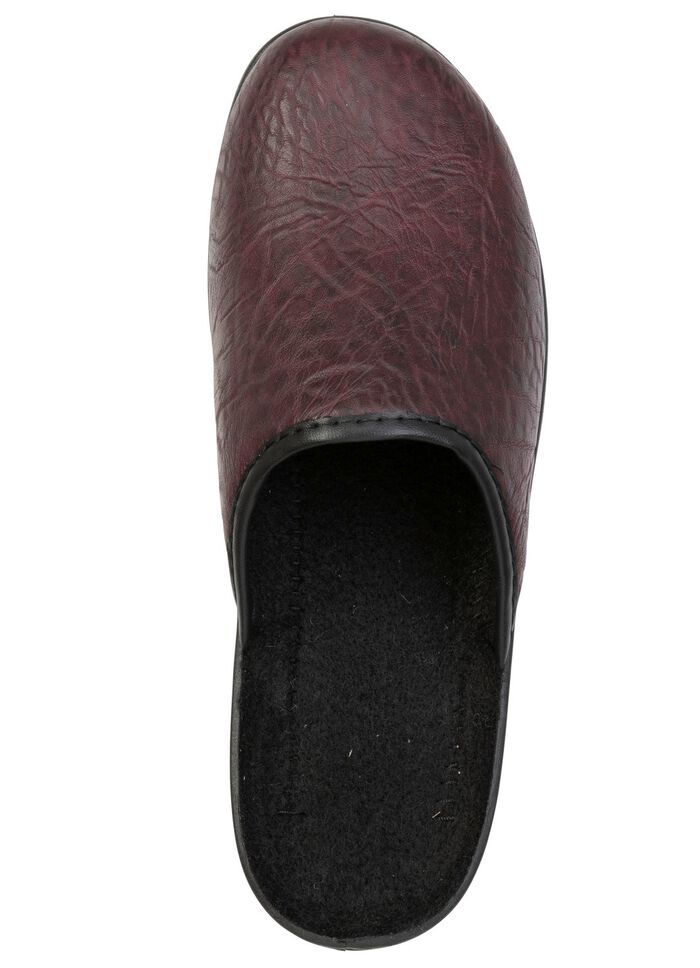 Klassische Damen-Hausschuhe, mit Textilfutter 