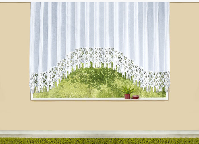 C-Bogen-Store mit Plauener Spitze 