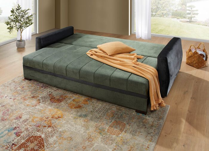 Schlafsofa mit Bettkasten 