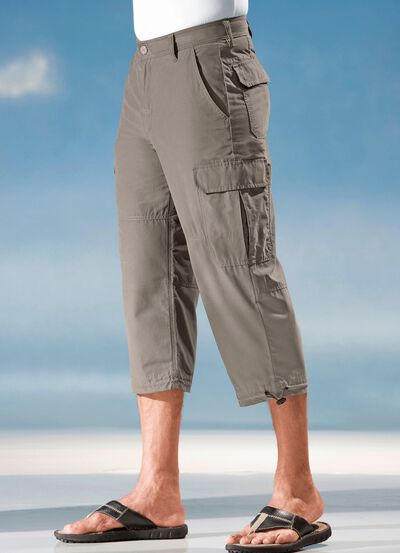 Long-Bermudas aus reiner Baumwolle in 4 Farben 