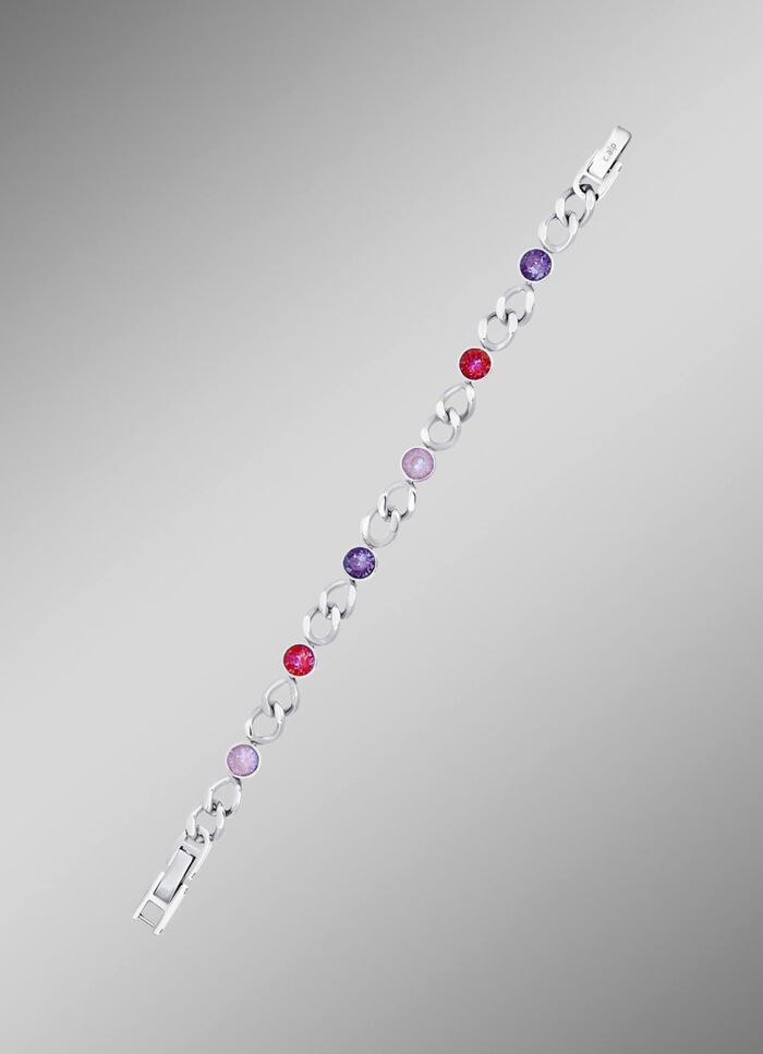 Armband mit Kristallen in Pink 