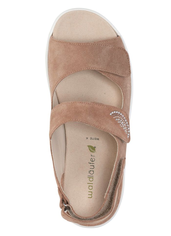 Waldl&auml;ufer Sandale aus Veloursleder 