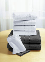 Weiche Walkfrottier-Handtücher aus dichtem Schlingenflor ANTHRAZIT