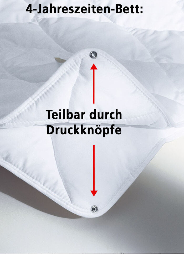 Bettwarenprogramm von f.a.n. mit aktiver Temperaturregulierung 