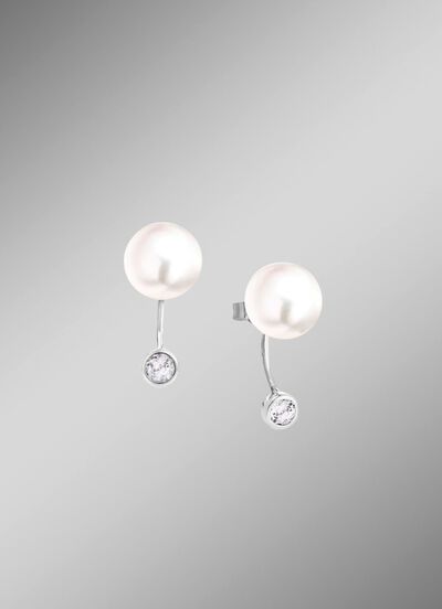 Klassische Ohrstecker mit S&uuml;&szlig;wasser-Zuchtperlen 