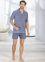 Shorty mit durchgeknöpftem Oberteil  