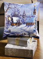 Kissenbezug Winterdorf 
