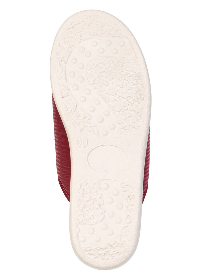 Bequeme Damen-Hausschuhe, Weite H, mit Klettverschluss BORDEAUX