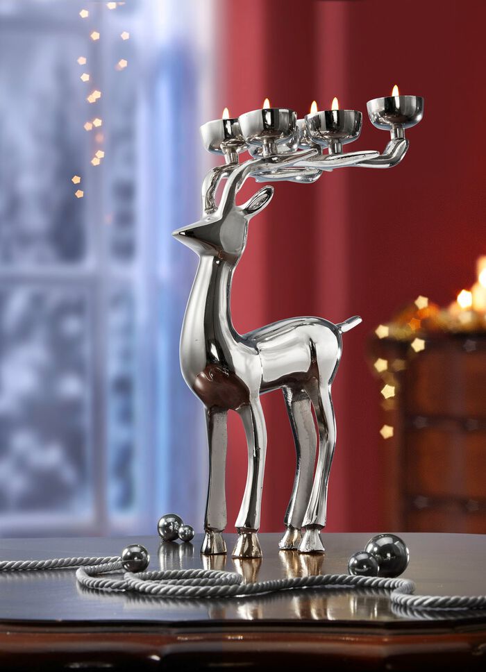 Teelichthalter &bdquo;Hirsch&ldquo; 