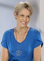 Schlangenkette mit blütenförmigem Anhänger 