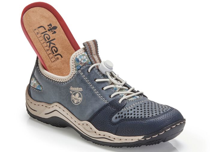 Rieker, sportliche Damen-Sneaker, mit herausnehmbarem Fu&szlig;bett 